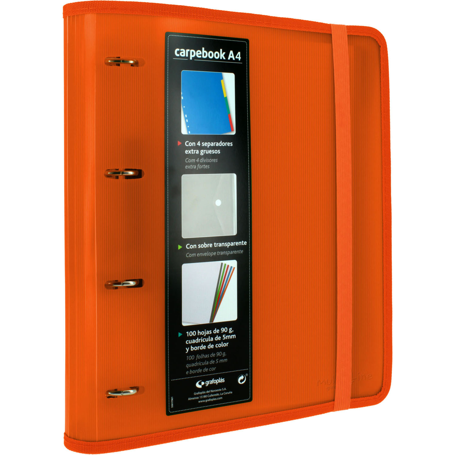 88100052-carpebook-Naranja Carpebook Multiline naranja