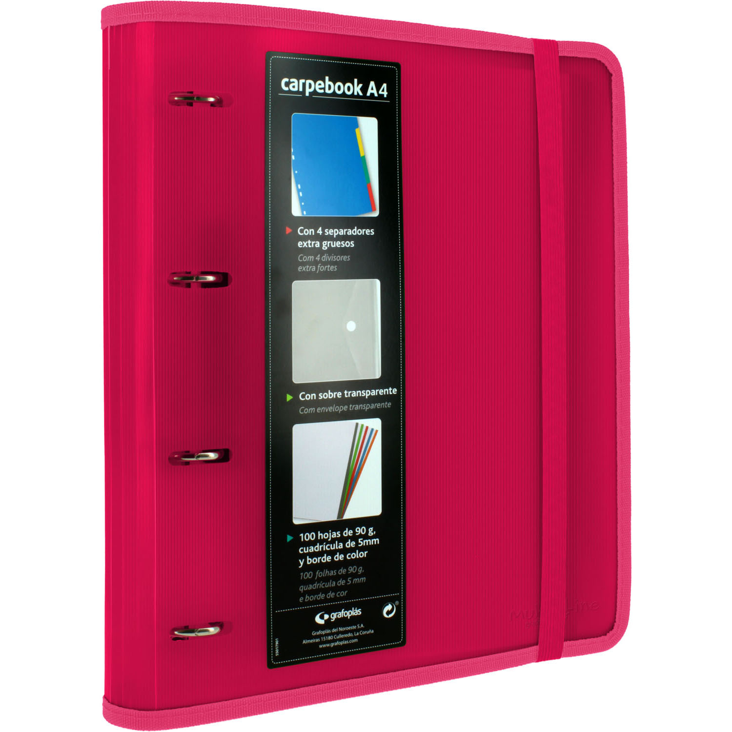 88100054-carpebook-Fucsia Carpebook Multiline fucsia