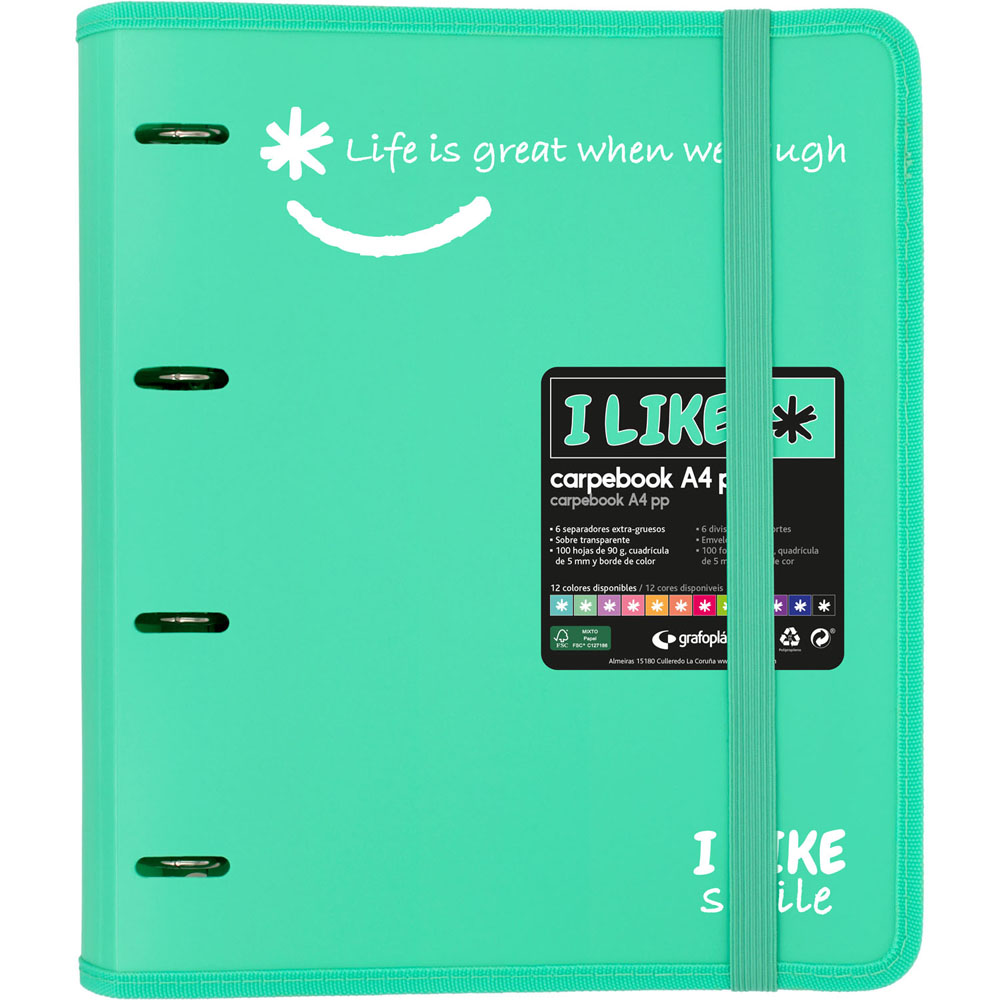 88101826-CARPEBOOK PP A4 LIKE MINT