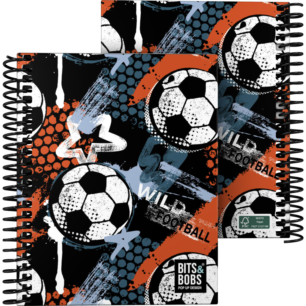 16522731-CUAD-FOR-A6-C5MM-BB-WILD-FOOTBALL_tipo_2 Cuaderno For A6 100h 70g C5mm WILD FOOTBALL B&B