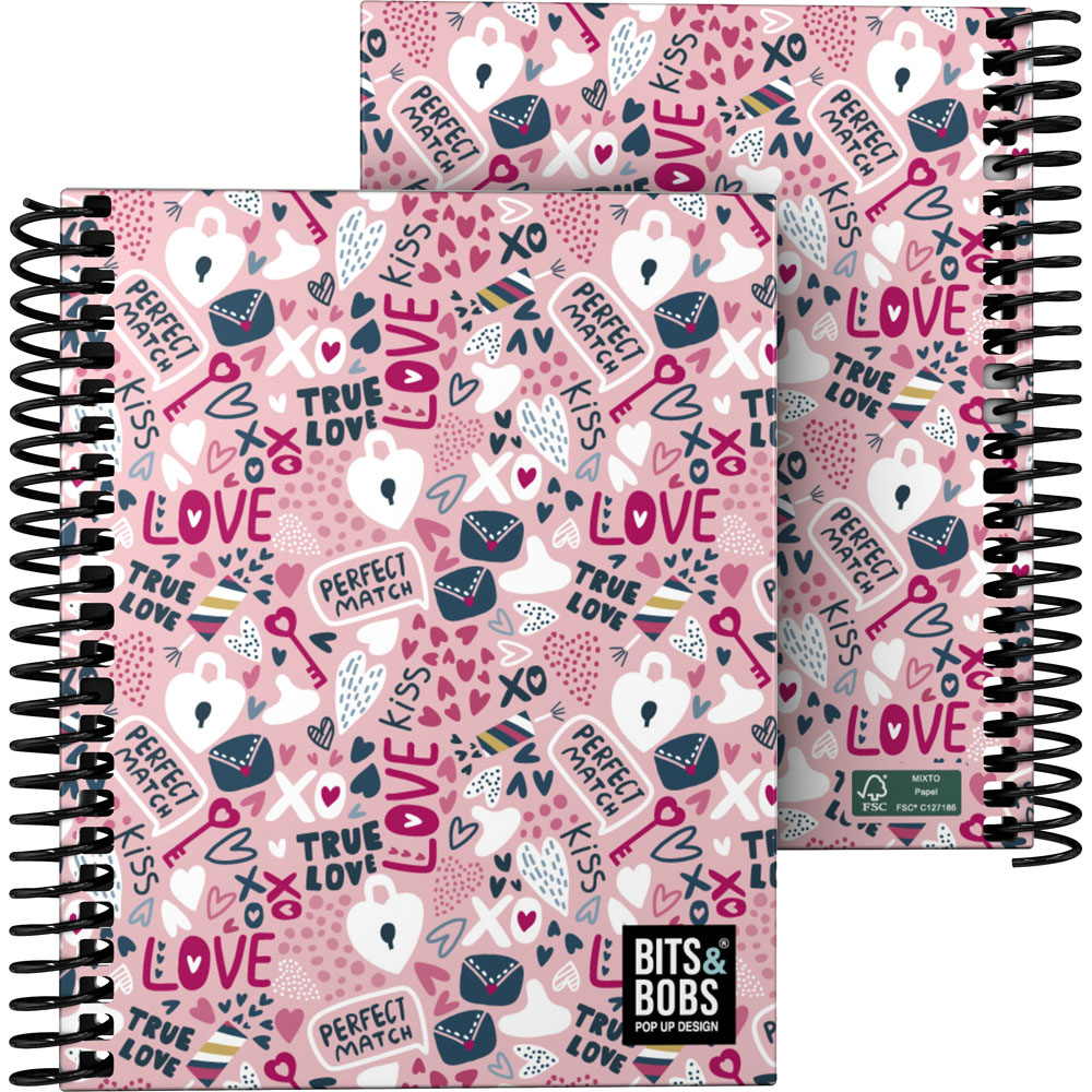 16522737-CUAD-FOR-A6-C5MM-BB-TRUE-LOVE_tipo_2 Cuaderno For A6 100h 70g C5mm TRUE LOVE B&B