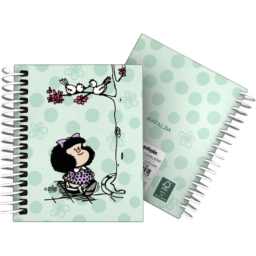16532746-CUAD FOR A7 100H 70G C5MM MAFALDA KISS_Camera_a0001 Cuaderno For A7 100h 70g C5mm MAFALDA KISS